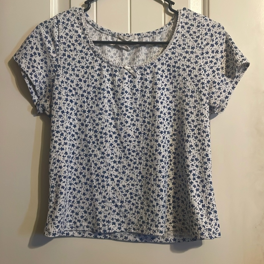Girly Floral Top